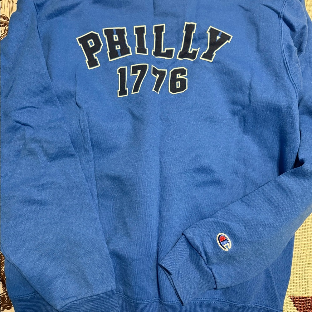 Champion Blue Graphic Sweatshirt